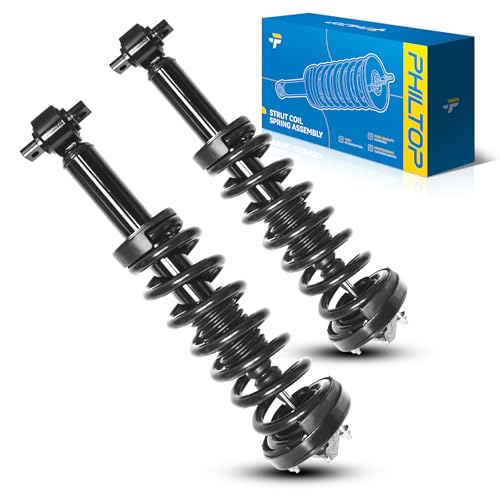 Image of PHILTOP Front Struts for Ford F150 2015 2016 2017 2018 2019 2020, Shock Absorber Complete Suspension 173032L+173032R, Struts with Coil Spring Assemblies SAA728 2 Pcs
