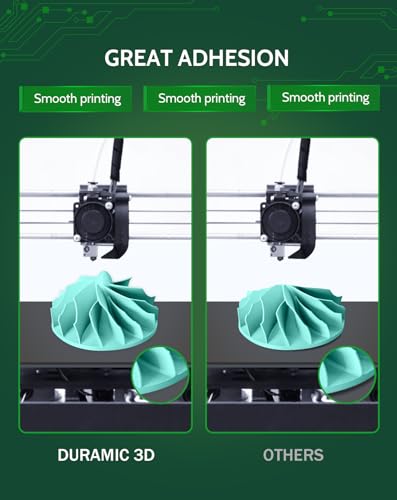 Image of DURAMIC 3D PLA Filament Basic for 3D Printer Neatly Wound Easy Printing | 3D Printing Filament 1.75mm, Dimensional Accuracy + /- 0.02 mm, Fit Most FDM 3D Printers 1KG PLA Cyanblue