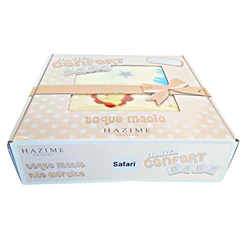 Manta Microfibra Confort Baby Hazime Safari Amarelo