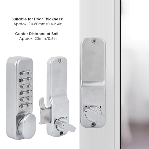 Serrure à combinaison Bediffer : sécurité maximale sans clé pour balcon