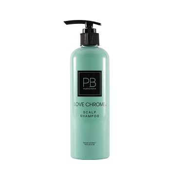 LOVE CHROME P.B. SCALP SHAMPOO 250ml / with our comb