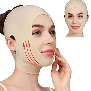 Reusable Chin Slimming Strap Face Lift Tape V Line Lifting Face Mask Double Chin Reducer Face Neck Slimmer Jawline Shaper Anti Snoring Snore Stopper (M)