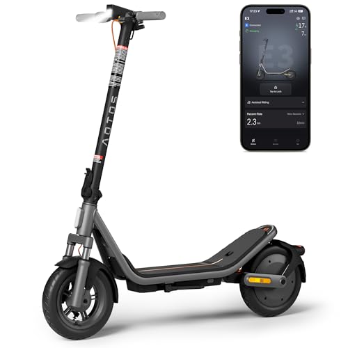 Image of AOTOS Electric Scooter for Adults, 20 MPH, 44 /28 Miles Range, 750W /650W Peak Motor, 12 inch Tubeless Tires, Suspension System, Foldable Commuter E Scooter with APP, Dual Brakes & Turn Signals, UL2272