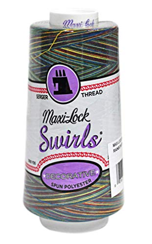 Maxi Lock Swirls Rainbow Swirl Serger Thread miniatura 1