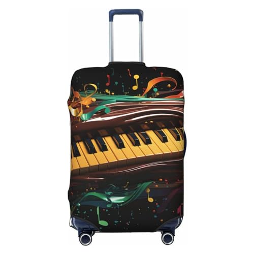 Housse de bagage motif musique pour protéger votre valise en soute d'avion