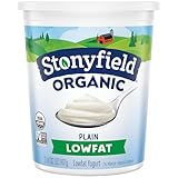Stonyfield Farm Yogurt, Plain, Low Fat, 32 oz