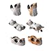 Produktbild BESTonZON 6 STÜCKE Keramik Katze Stäbchen Rest Abendessen Löffel Stehen Messer Gabel Halter - Nette Katze