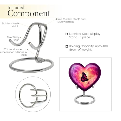 Image of Butterfly Urn Keepsake Cremation Urn for Human Ashes Adult Man 3 Inch 4 Qty | Miniature Funeral Urns for Women Burial Decorative for Mom & Dad