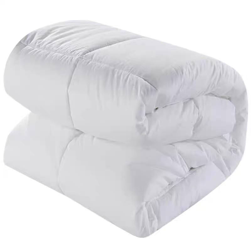 JOLLYVOGUE Queen Comforter Duvet Insert, Quilted White Comforter with Corner Tabs, Down Alternative Bed Reversible Comforters for All Season with Box Stitched 88"x88"