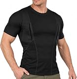 Mens Concealed Carry Shirt, Conceal Carry T Shirts for Men