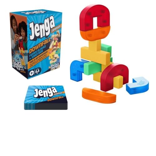Jenga: Adición de Caso Casual, Cubierta Divertida, Juegos de Fiesta Familiar, Edad: a Partir de 6 años (se Requiere Juego Jenga)   versión polaca