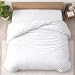 Kotton Culture Premium Duvet Cover 100% Egyptian Cotton 600 Thread Count with Zipper & Corner Ties Luxurious Hotel Collection (California King/King, White)