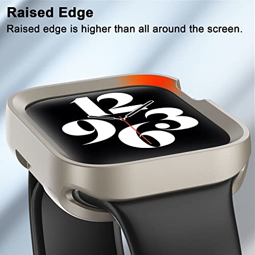 Anlinser Compatible With Apple Watch Case 45Mm 44Mm Series 8/7/6/5/4/Se, Upgrade Shockproof Bumper Soft Cover Protective Case Women Men Compatible With Iwatch, Starlight #TOP5