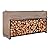 ULTCOVER Waterproof Firewood Racks Cover 8 Feet Heavy Duty Outdoor Logs Holder Stand Cover