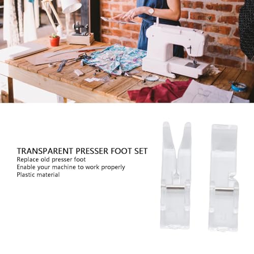 Pssopp Pie de prensa para máquina de coser, 2 unidades miniatura 6