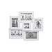 Malden International Designs Berkshire Beveled Wall Collage Picture Frame, 6 Option, 3-4x6 & 2-3x5 & 1-3x3, White