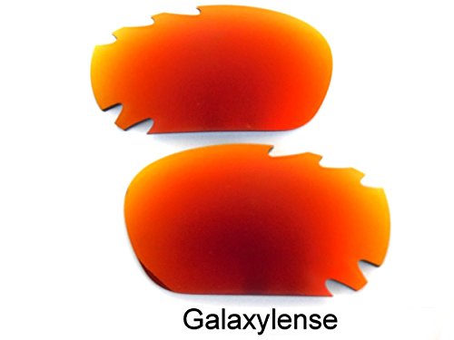 GALAXYLENSE Replacement Lenses for Oakley Racing Jacket Fire Red Color Polarized,FREE S&H.4