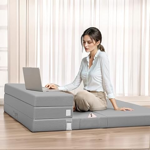 BestGlory 4 Inch Folding Mattress Cover