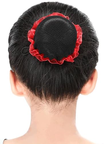 バレエ ヘアネット 3枚入り 髪束ねネット お団子ネット まとめ髪 お団子 おだんご 髪留め 髪上げ 子供 ジュニア 大人 シニヨンバレエ用品 ヘアアクセサリーファッション小物