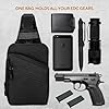 Vdones Tactical Sling Bag for Men Adjustable Chest Bag Crossbody EDC Bag #4