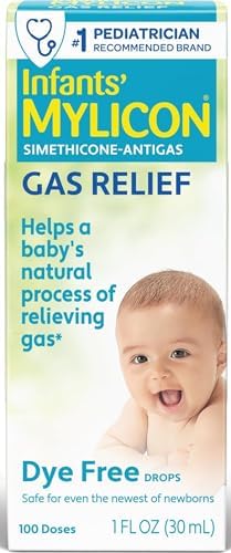 MYLICON Gas Relief Drops for Infants and Babies, Dye Free Formula...