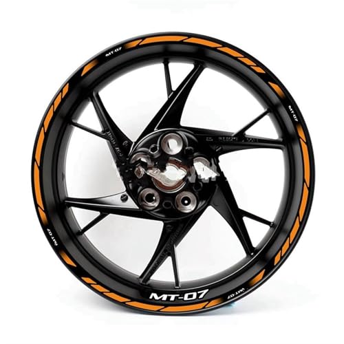 Autocollants réfléchissants jante MT07 pour Yamaha MT-07 2020-2021 résistant aux rayures Color6