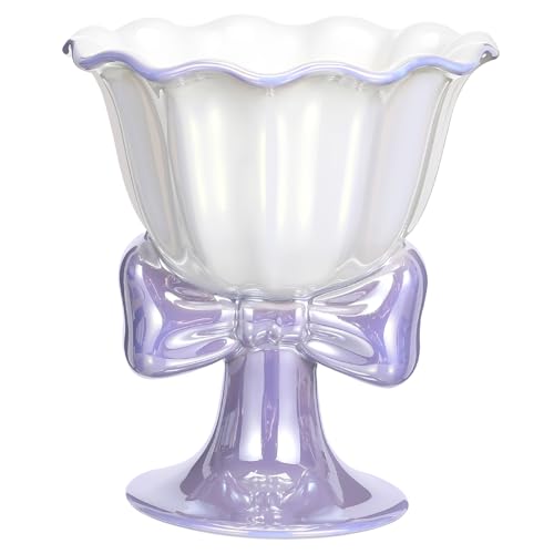 GLEAVI Ciotola Piede in Ciotola Da Dessert Per Gelato Coppa Piede Per Servire Snack Di Frutta Budino Dessert