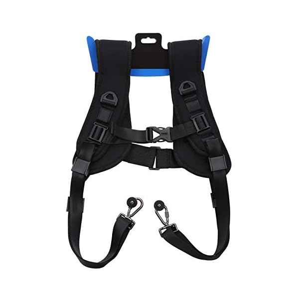 Doppel Schulter Kamera Gurt Kamera Strap Zubehör für Zwei Kamera Quick Release Einstellbare Nylon Kamera Harness Teile – Bild 3