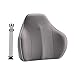 Qingzhuan Cojín de Apoyo para la Espalda Cojín de Silla Lumbar Inferior Almohada de Espuma viscoelástica para el hogar y la Oficina, Cojín ergonómico Corto - Gris