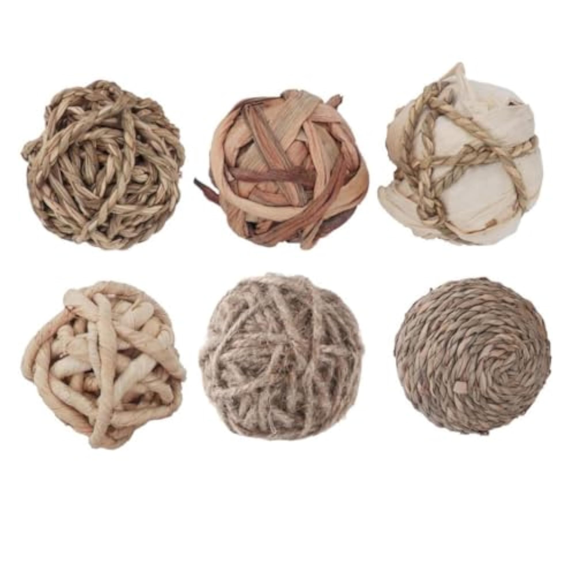 6Pcs Decorative Rattan Balls for Wedding Party Decor