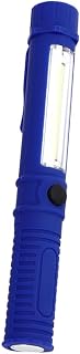 NUOBESTY Luz De Mantenimiento Inspección Cámping Enfocar Ligero Luz De Campamento Lámpara Mazorca Brillante Antorcha De Campamento Luz De Trabajo Llevada Linterna De Polivinilo Azul