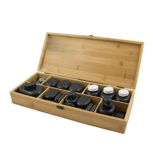 SET DE 64 PIEDRAS DE BASALTO PARA MASAJES Cover