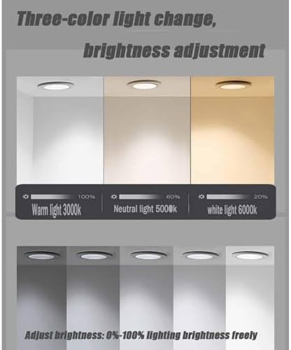 3-Color Dimmable LED Bathroom Mirror, Anti-Fog & Explosion-Proof, Semicircle Frameless Design for Bedroom, Entryway, or Dresser, 24" W x 35" L