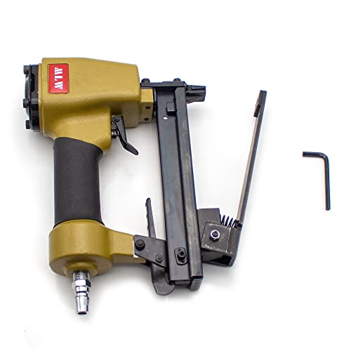 Pistola grapadora neumática - Clavadora neumática para cuero, tela, cajas de cartón y madera - Ideal para encuadernar libros y tareas de alta resistencia