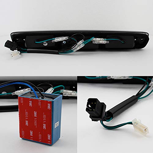 AKKON - For Chevrolet Silverado GMC Sierra Replacement LED 3rd Brake Light Signal Third Cargo Stop Lamp Smoke