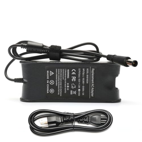Tinkon 19.5V 3.34A 65W AC Adapter Laptop Charger Compatible with Dell Latitude 3190 3189 3140 3120 3310 5400 5480 5490 7490 E5500 E5470 E6430 E6500 E6530 Chromebook 11 3120 3180 3189 Series