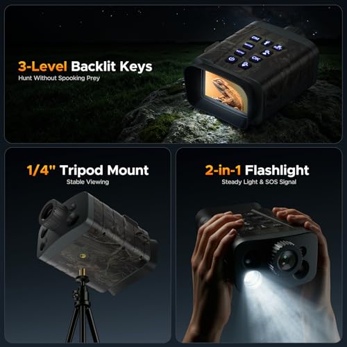 Digital Night Vision Binoculars for Hunting