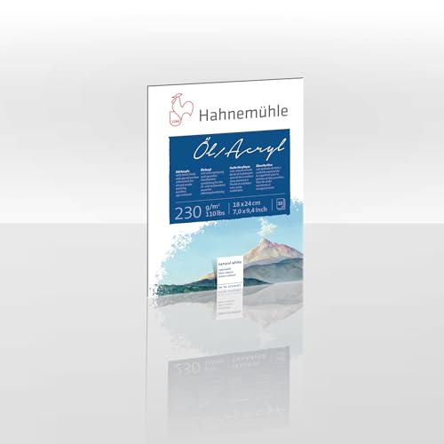 Öl- und Acrylmalblock 230g/m², 18x24cm, 10Blatt