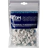 GRAPA BLANCA CABLE MANGUERA PLANA 2x1,5 Nº 1 (25UNIDADES) EDM