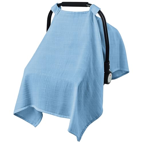 100% Muslin Carseat Cover Universal Fit