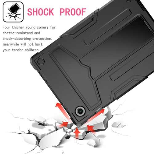 Funda antichoque Samsung Galaxy Tab A8 10.5 carcasa rugerizada tres capas con soporte integrado 4