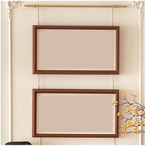 Adjustable Gallery Picture Hanging System - 24-80 Inch Art Display Kit with Hooks & Chains for Photos, Wall Art, Home & Office Decor - Perfect for Easy Installation