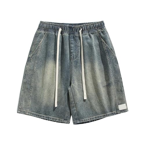 Pantalon court d'été décontracté et ample avec coupe stretch Y2K
