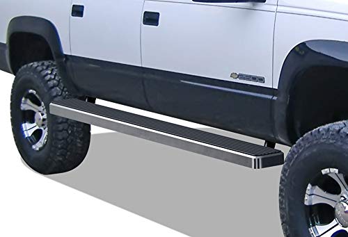 Estribos de acero inoxidable APS Premium 5in para Chevy Suburban 92-99 miniatura 4