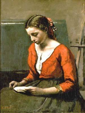 Peinture à l'huile Corot Reproduction de Musée 12x16 Pouces