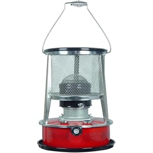 Mobiele kerosinekachelverwarmer Rode kerosinebrander Niet-elektrische verwarming Outdoor Camping Wick Heater, for binnenshuis