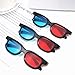 SUPVOX 10 Pack 3D Glasses Red Blue Anaglyph Lightweight Abs Frame with a-Grade Lenses Compatible with Tvs Monitors Projectors Home Theater 3D Movie Viewing