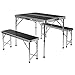 Produktbild Campingtisch klappbar Alu Koffertisch Picknick Tisch Sitzgruppe Campingmöbel Set