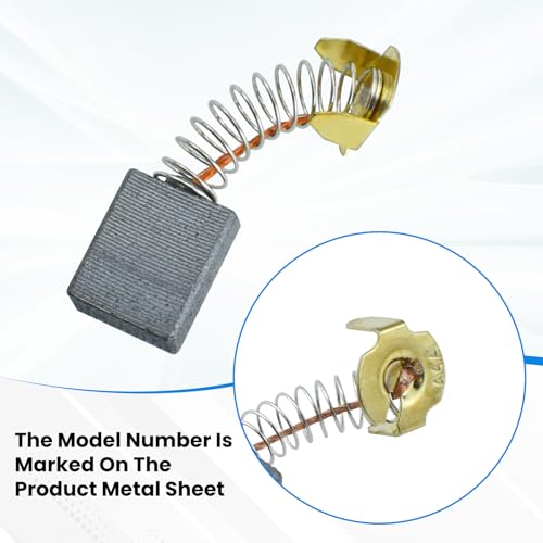 SATUY Electric Motor Carbon Brushes Set, 80Pcs 10 Different Models Carbon Brushes, Carbon Brushes Replacement for Carbon Brush Motor Maintenance