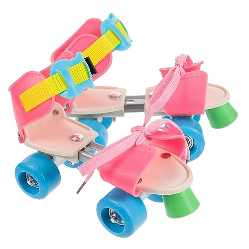 LIOOBO 1 Pair Boys and Girls Skates Adjustable Skating Protective Gear Training Shoes